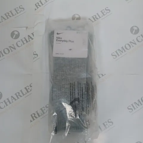 NIKE EVERYDAY PLUS CUSHIONED SOCKS 2PC INGREY SIZE L