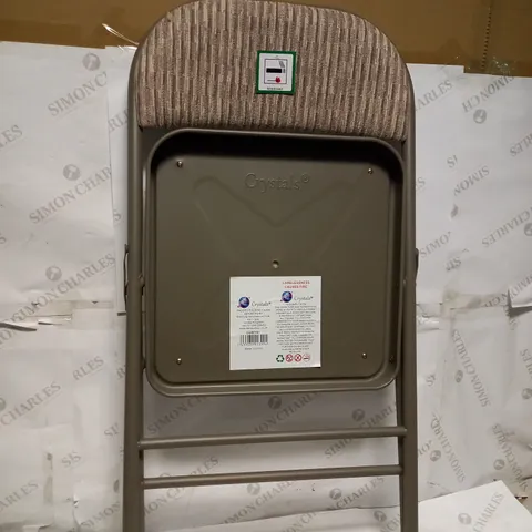 CRYSTALS PADDED FOLDING CHAIR