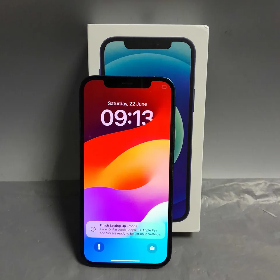 BOXED APPLE IPHONE 12 128GB IN BLUE 