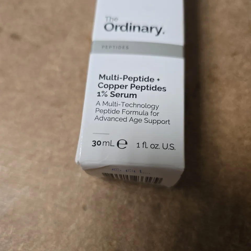 BOXED THE ORDINARY MULTI-PEPTIDE + COPPER PEPTIDES 1% SERUM – 30 ML