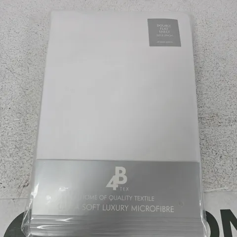 4TEX DOUBLE FLAT SHEET β ULTRA SOFT LUXURY MICROFIBRE