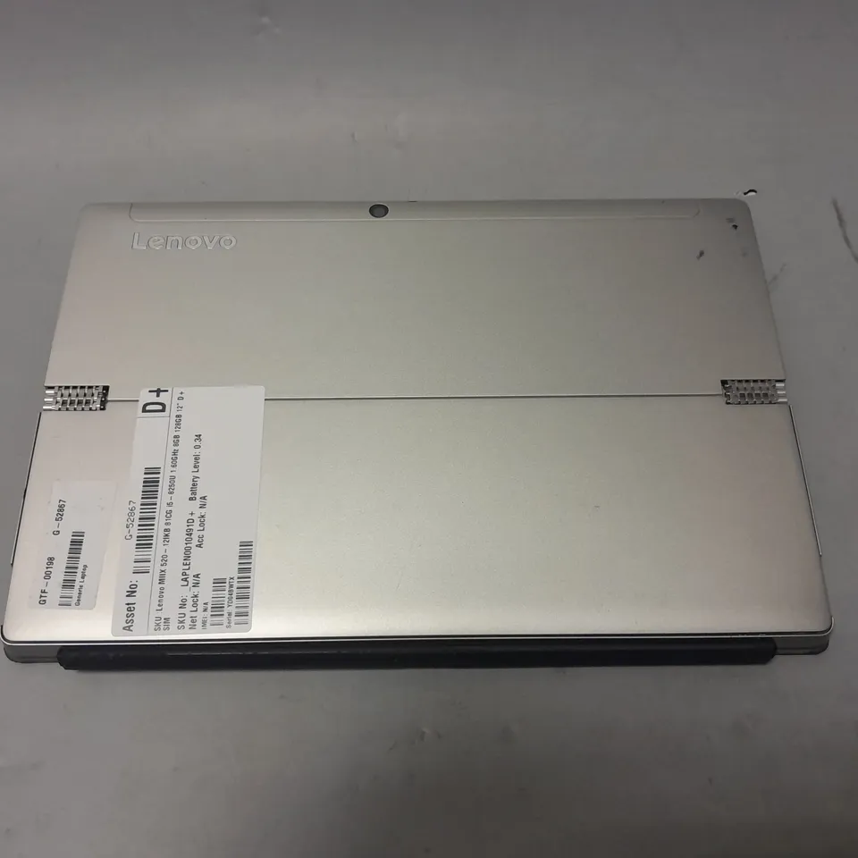 LENOVO MIIX 520 TABLET WITH KEYBOARD