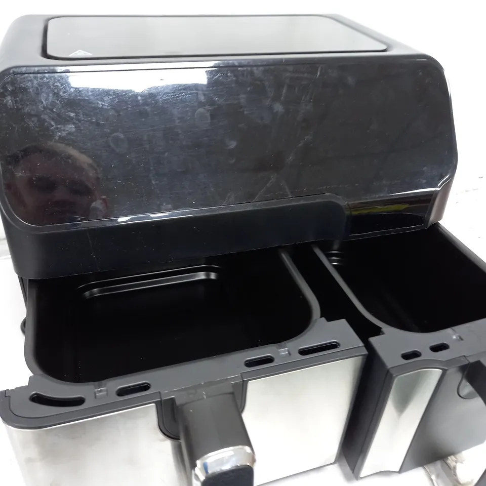 BOXED COOK'S ESSENTIALS 7.7L DUAL AIR FRYER