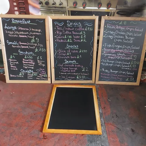 SET OF 4 RESTAURANT MENU BLACKBOARDS 