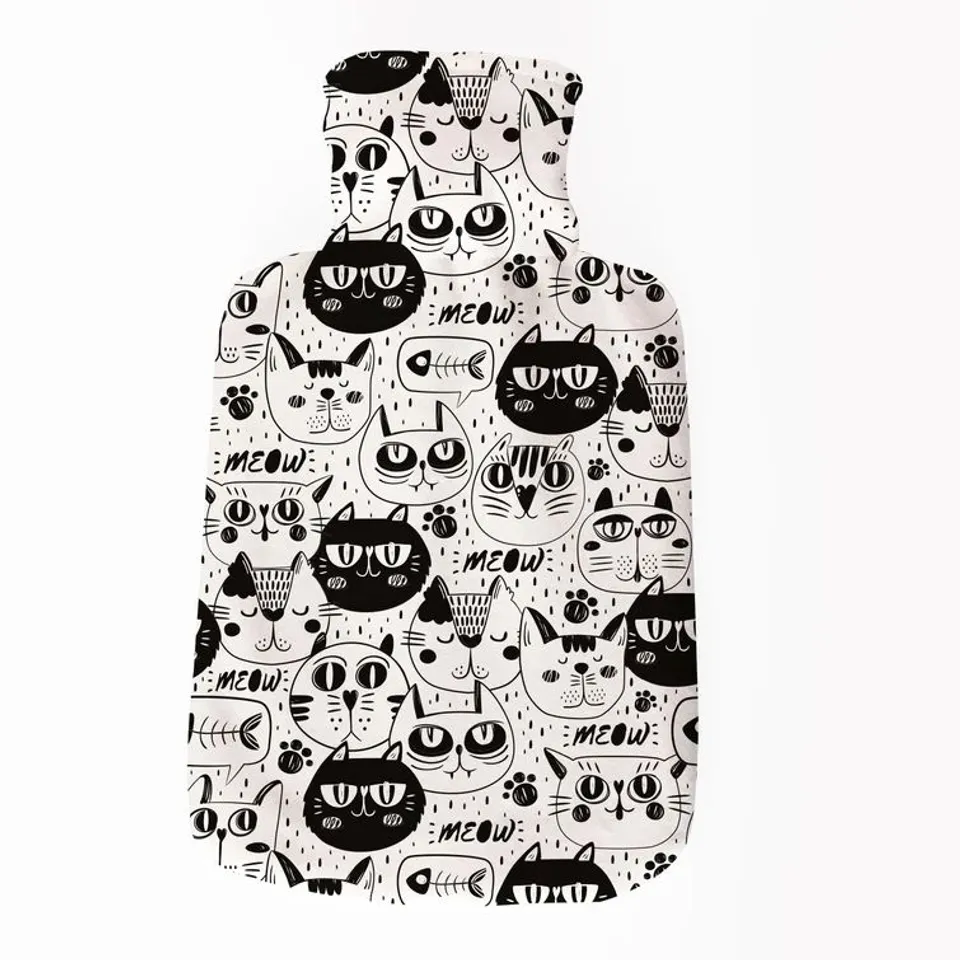 CUTE CAT HOT WATER BOTTLE