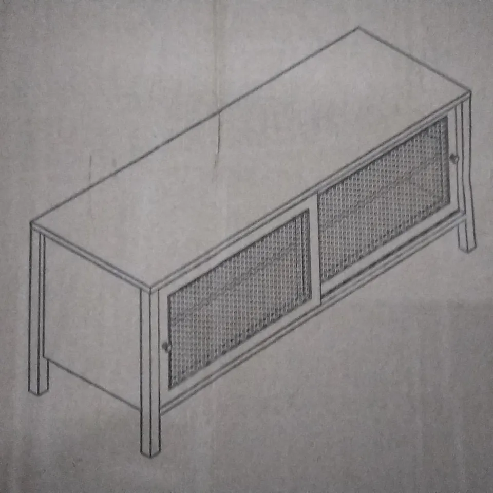 BOXED CHARLIE TV  UNIT BLACK