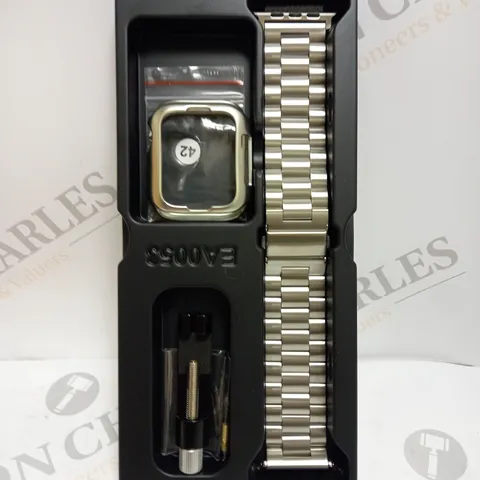 BOXED FULLMOSA APPLE WATCH STAINLESS STEEL STRAP