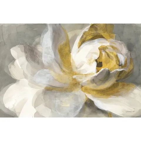 BOXED ABSTRACT ROSE GOLD BY DANHUI NAI - WRAPPED CANVAS PAINTING PRINT (1 BOX)