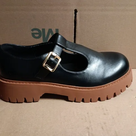 BOXED KOIABBOT MEN'S CHUNKY MARY JANE'S IN BLACK - UK 9