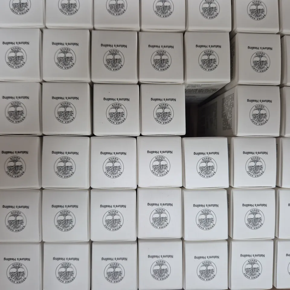 BOX OF APPROXIMATELY 50 NATURE'S HEALING ESSENTIAL OIL - JUNIPER (10ML)