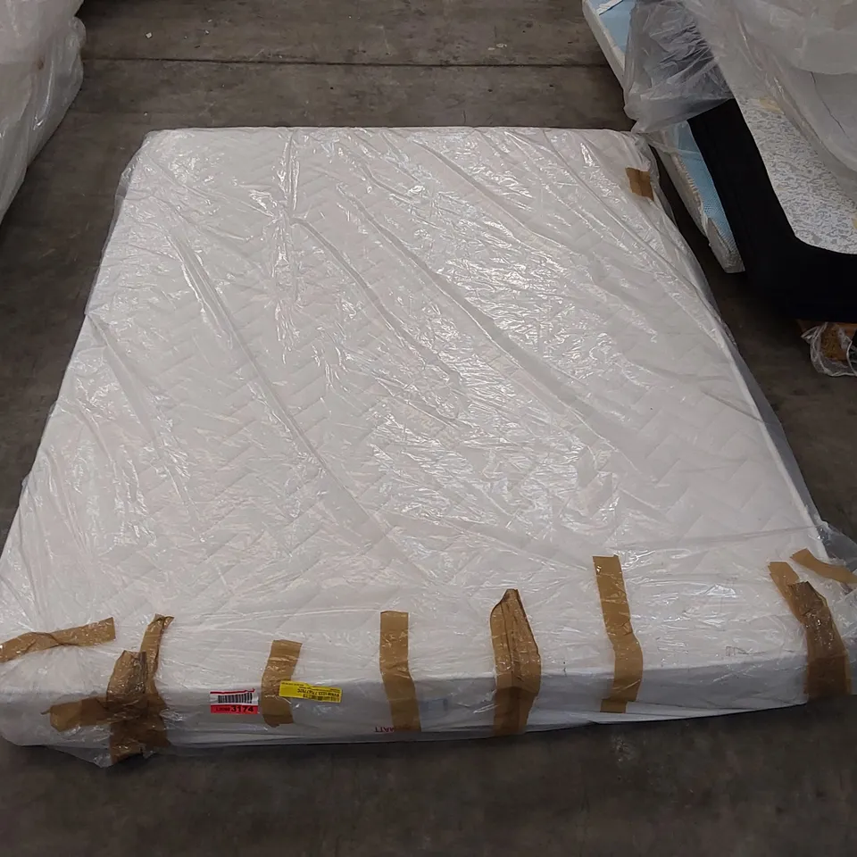 QUALITY BAGGED 5' SERENITY HYBRID COIL AND MEMORY FOAM KINGSIZE MATTRESS 