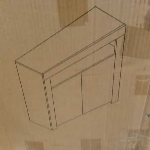 BOXED SIDEBOARD - WHITE (1 BOX)