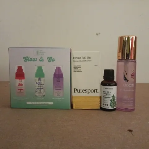 APPROXIMATELY 8 ASSORTED COSMETIC ITEMS TO INCLUDE PURESPORT, UTAN, ETC - COLLECTION ONLY