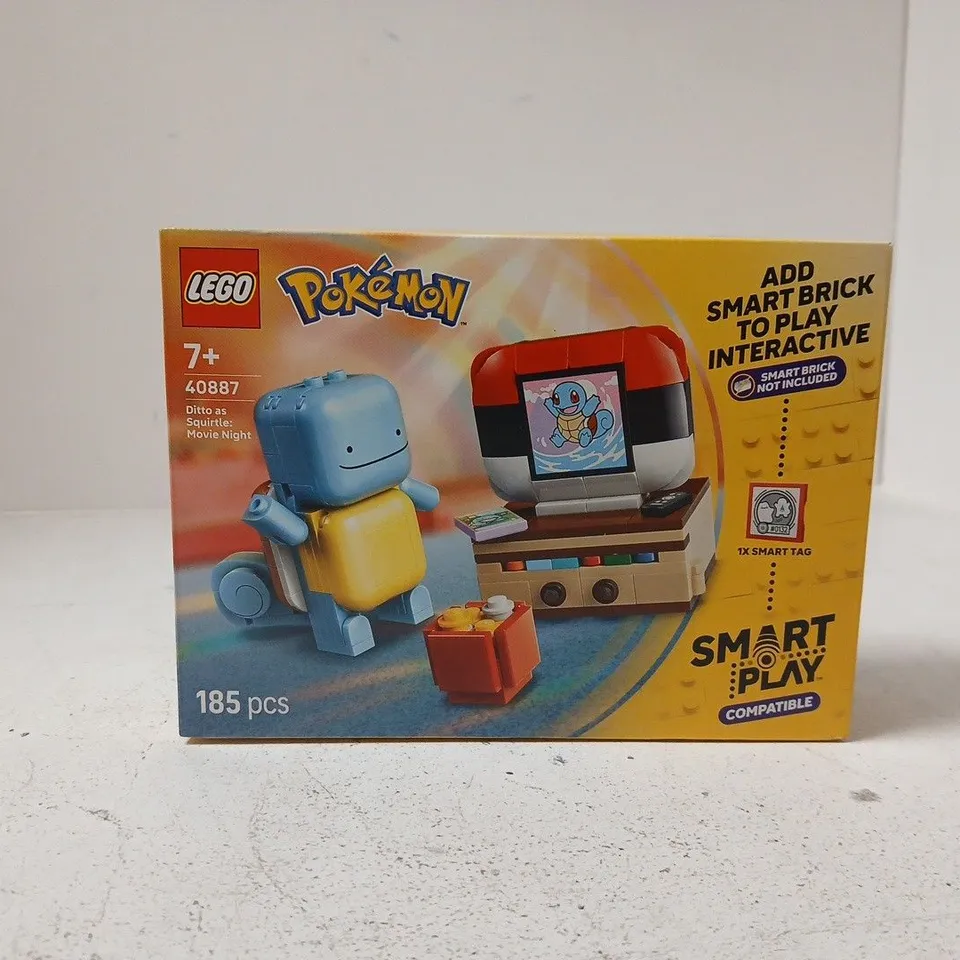 BOXED LEGO POKEMON DITTO AS SQUIRTLE: MOVIE NIGHT - 40887