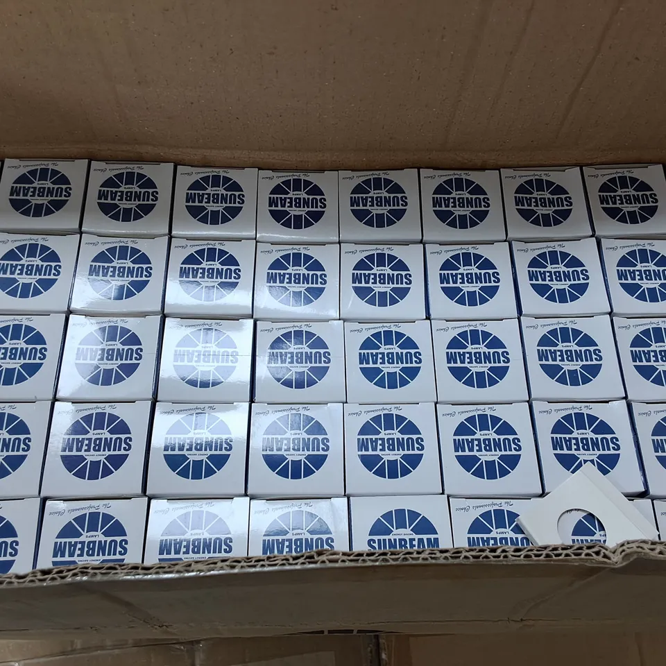 LOT OF 3 50-PIECE BOXES OF SUNBEAM 9W GU10 LIGHTBULBS