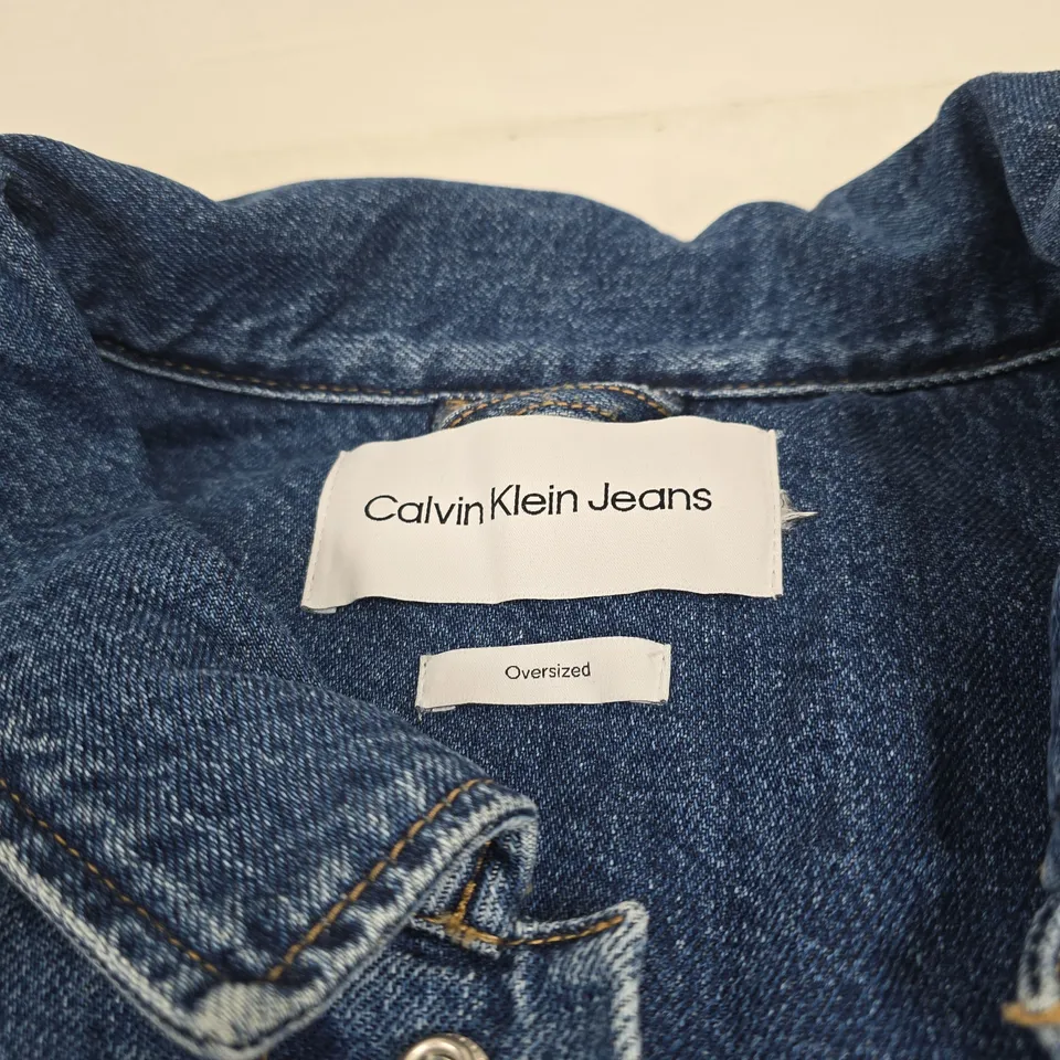 CALVIN KLEIN JEANS 5XL DARK DENIM JACKET
