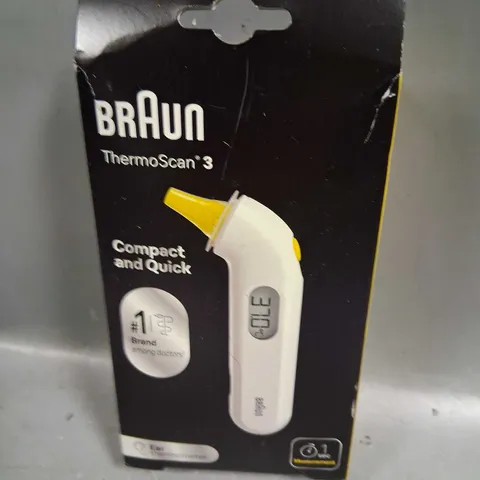 BOXED BRAUN TERMOSCAN 3 EAR THERMOMETER