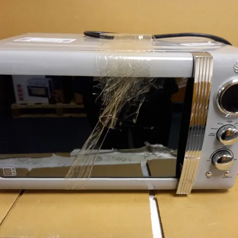 SWAN RETRO 800W GREY MICROWAVE