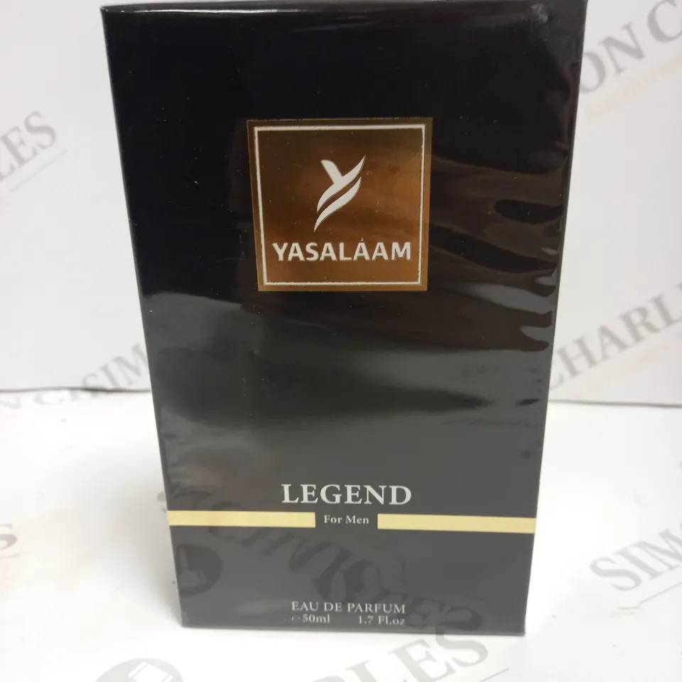 BOXED AND SELAED YASALAAM LEGEND FOR MEN EAU DE PARFUM 50ML