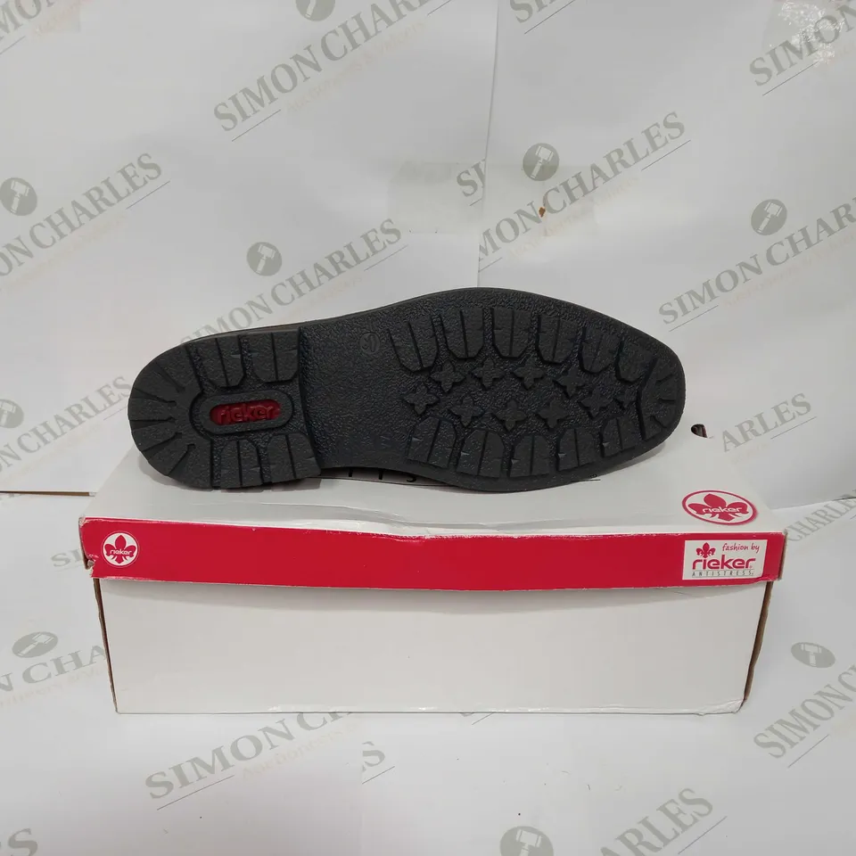 RIEKER MEN'S LACE-UP ANKLE BOOTS IN BLUE - EU 44