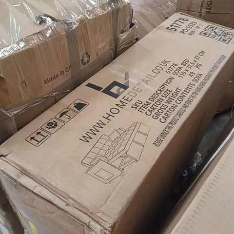 BOXED HOME DETAIL SOFA BED (1 BOX)