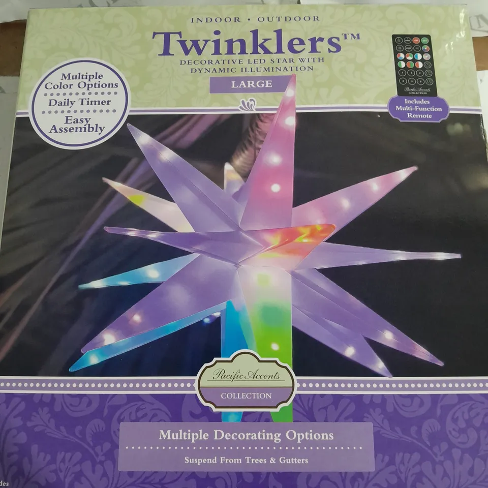 BOXED PACIFIC ACCENTS STAR BURST LIGHT