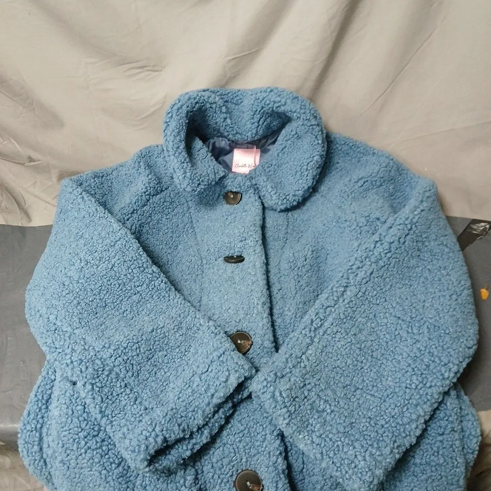 CHARLOTTE WEST NORA STK MINERAL BLUE COAT SIZE 14