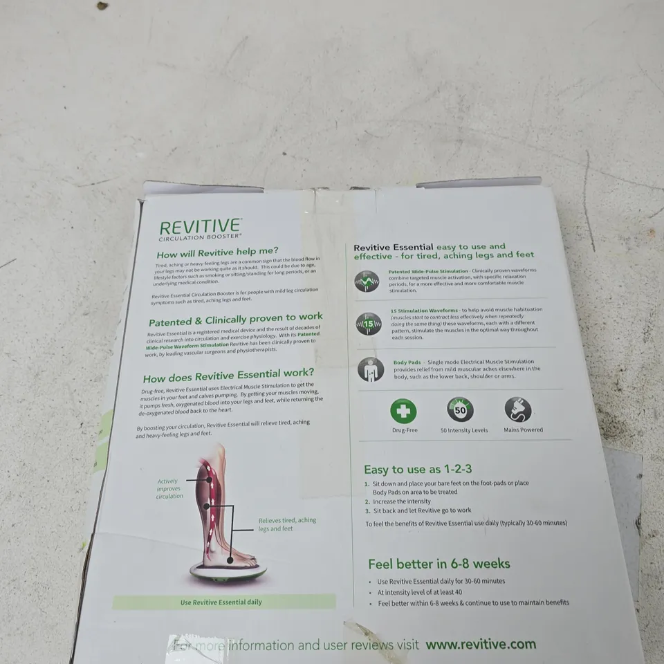 REVITIVE ESSENTIAL CIRCULATION BOOSTER – BOXED