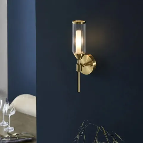 BOXED CANDLE 1LT WALL SATIN GOLD