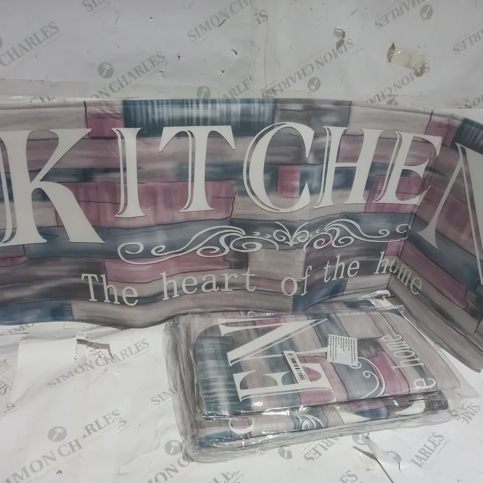 3 "KITCHEN THE HEART OF THE HOME" MATS