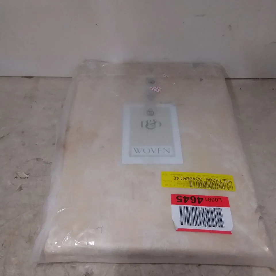 WOVEN SINGLE DUVET SET (CHAMPAGNE)