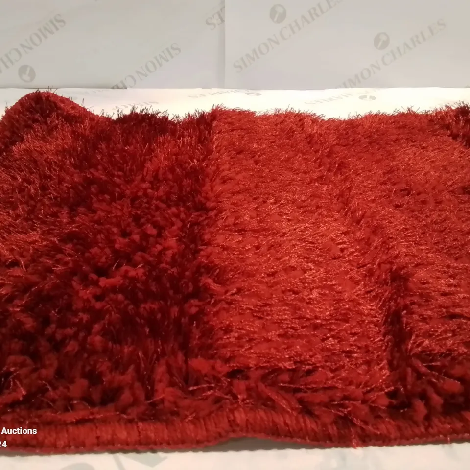 BRAND NEW PACO HOME 40X55CM RED BATH MAT