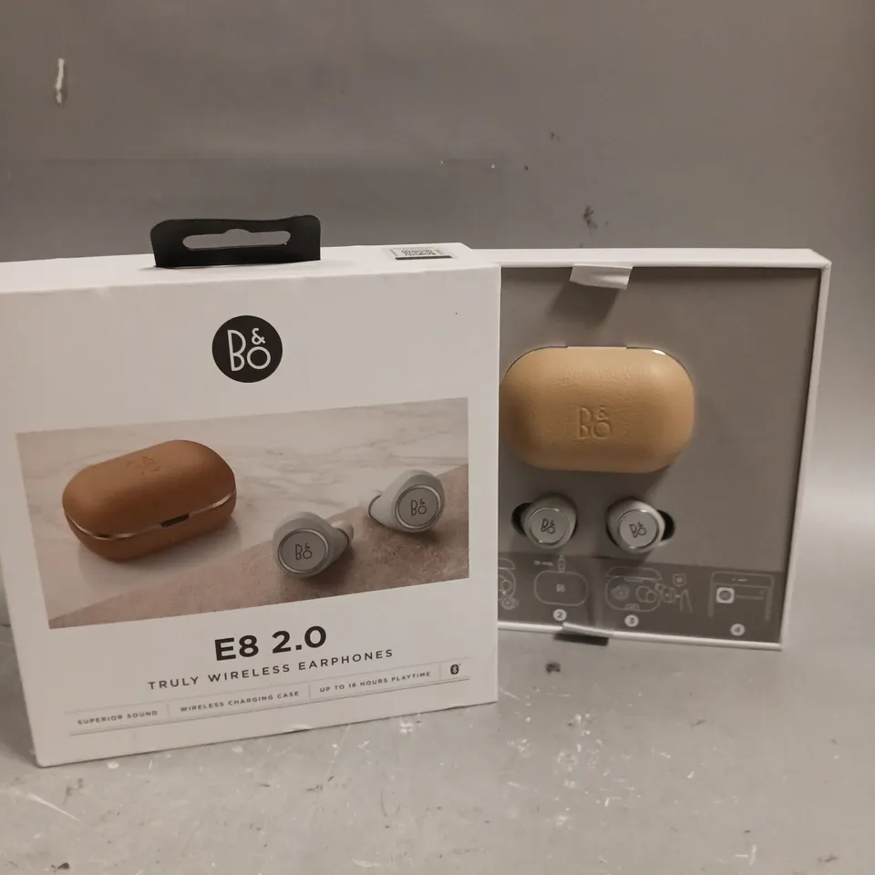 BOXED B&O E8 2.0 WIRELESS EARPHONES