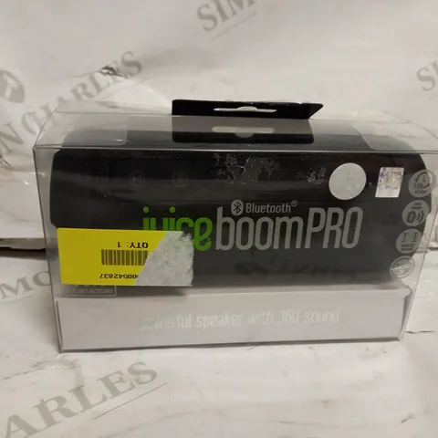 JUICEBOOMPRO PORTABLE BLUETOOTH SPEAKER