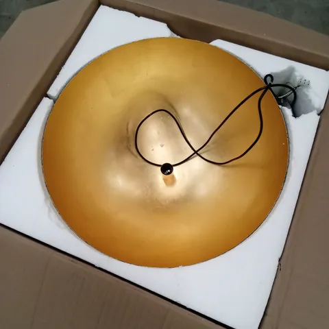 BOXED ARNOTT 1-LIGHT INDUSTRIAL DOME PENDANT LIGHT FIXTURE