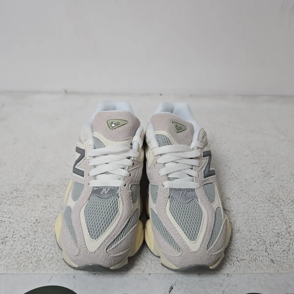NEW BALANCE 9060 TRAINERS – GREY/BEIGE - SIZE 5.5