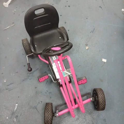 HAUCK LIGHTNING GO KART PINK [COLLECTION ONLY]