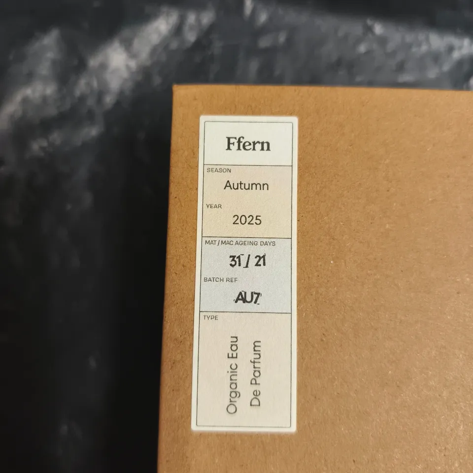SEALED FFERN ORGANIC EAU DE PARFUM – AUTUMN 2025, 31ML