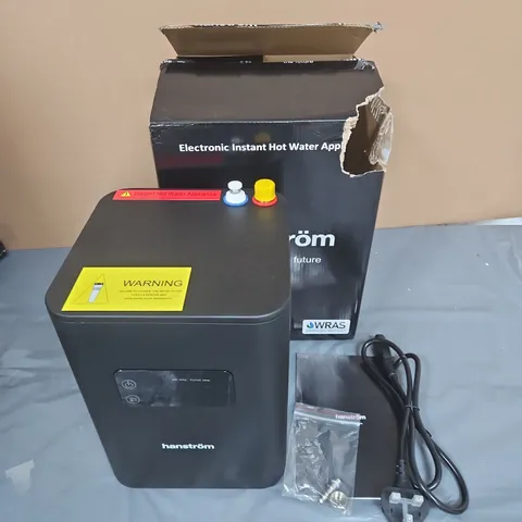 HANSTRÖM ELECTRONIC INSTANT HOT WATER APPLIANCE – BLACK