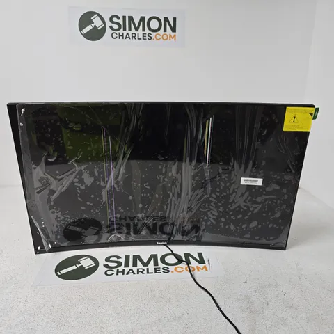 GAWFOLK 27-INCH COMPUTER MONITOR – BLACK DISPLAY - DAMAGED SCREEN