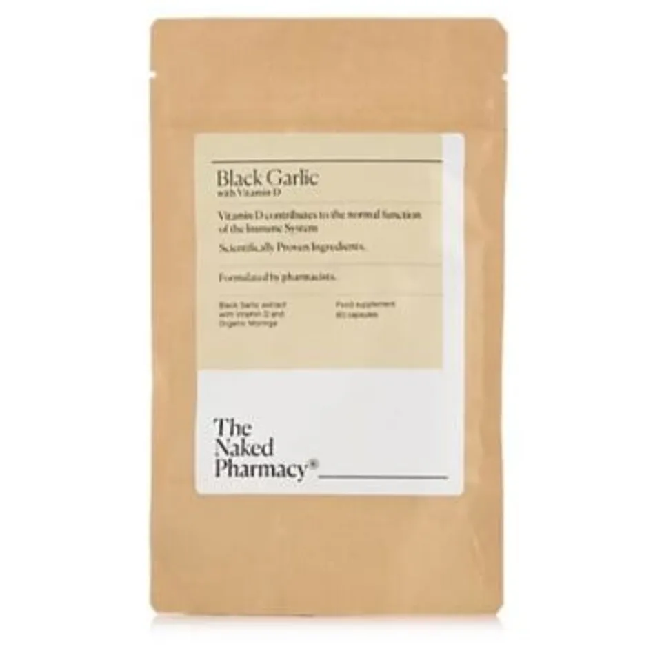 THE NAKED PHARMACY BLACK GARLIC FOOD SUPPLEMENT 60 CAPSULES