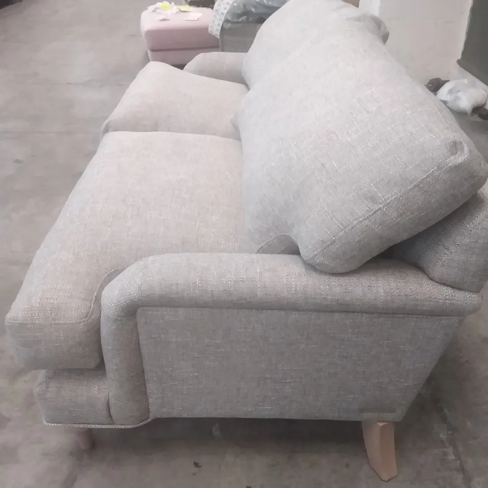 QUALITY BRITISH DESIGNER LOUNGE CO. ROSE 2.5 SEATER SOFA GREY FABRIC