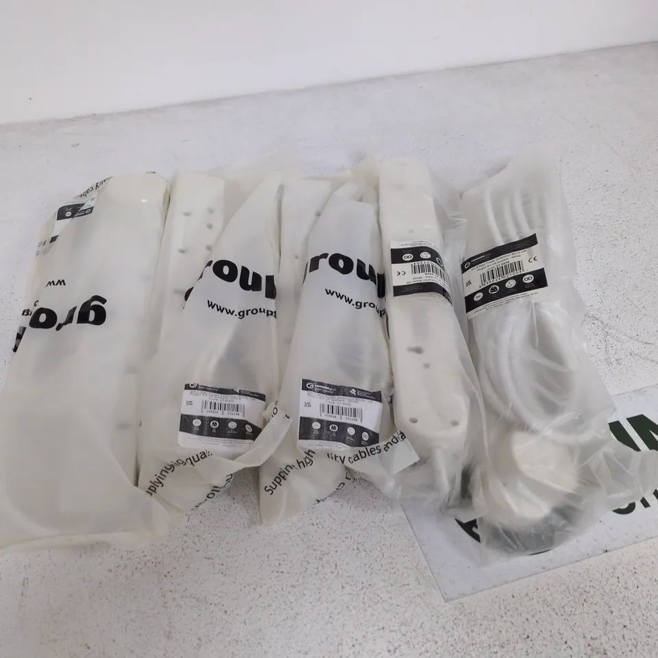 LOT OF 5 CONNECT GEAR POWER EXTENSION BLOCKS - INCLUDES 2M + 5M