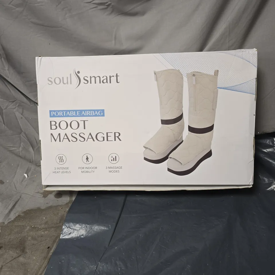 SOULSMART PORTABLE AIRBAG BOOT MASSAGER – BOXED