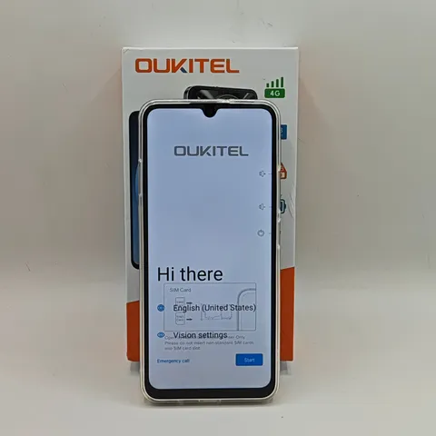 BOXED OUKITEL C60 128GB DIGITAL MOBILE PHONE IN RED