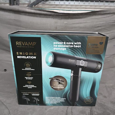REVAMP PROFESSIONAL ENIGMA REVELATION HAIR DRYER – BOXED