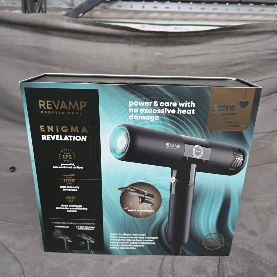 REVAMP PROFESSIONAL ENIGMA REVELATION HAIR DRYER – BOXED