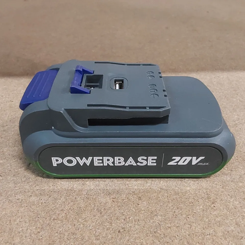 POWERBASER 20V LI-ION RECHARGEABLE BATTERY