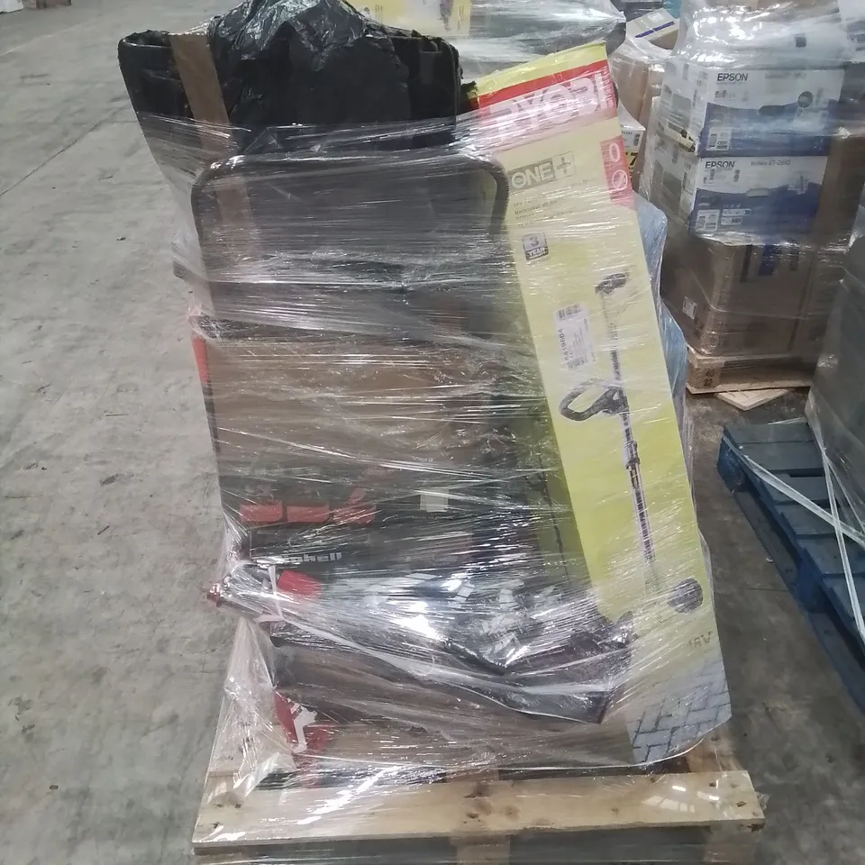 PALLET OF APPROXIMATELY 10 UNPROCESSED RAW RETURN HOUSEHOLD AND ELECTRICAL GOODS TO INCLUDE;