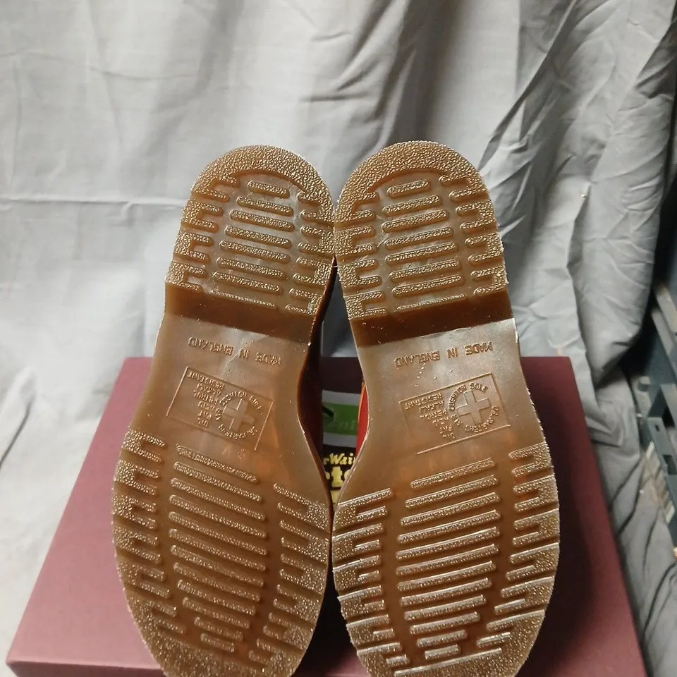 DR. MARTENS VINTAGE 1460 BOOTS – OXBLOOD LEATHER, UK 5 (EU 38)